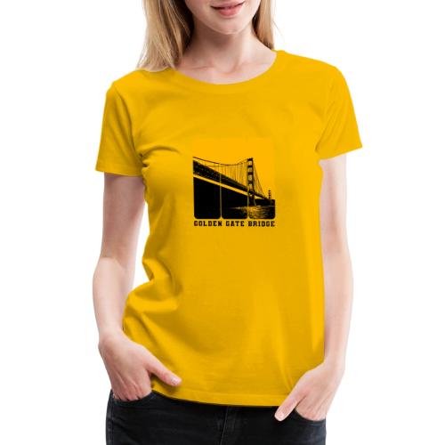 Golden Gate Bold Icon - Women's Premium T-Shirt