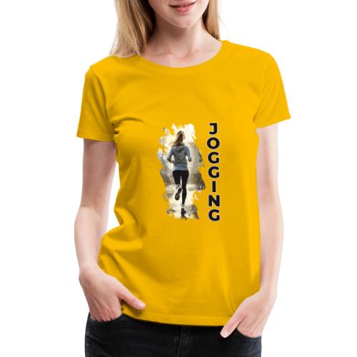 Jogging: Run into Motion - Women's Premium T-Shirt