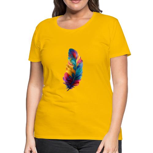Spectrum Feather Flow - Women's Premium T-Shirt