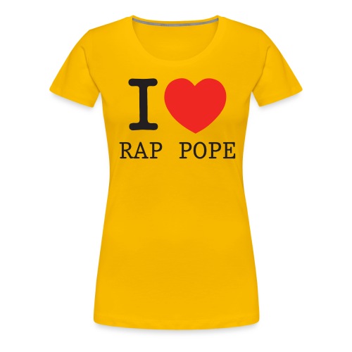 I Love Pope png - Women's Premium T-Shirt