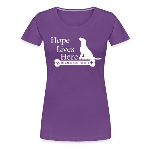 Hope Lives Here Women's Hoodie - Women's Premium T-Shirt