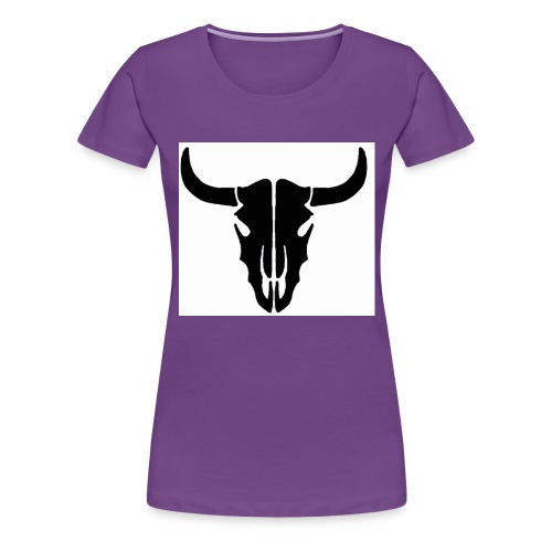 Longhorn skull - Women's Premium T-Shirt