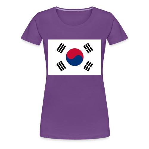 Flag of South Korea - Women's Premium T-Shirt