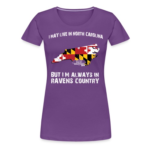 RavensCountryTeeN Carolina 09 png - Women's Premium T-Shirt