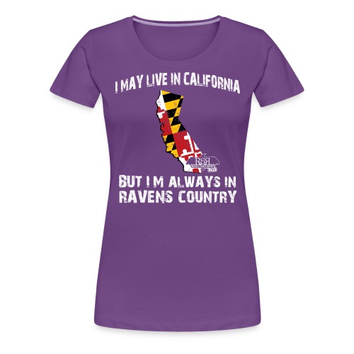 RavensCountryTee California 02 png - Women's Premium T-Shirt