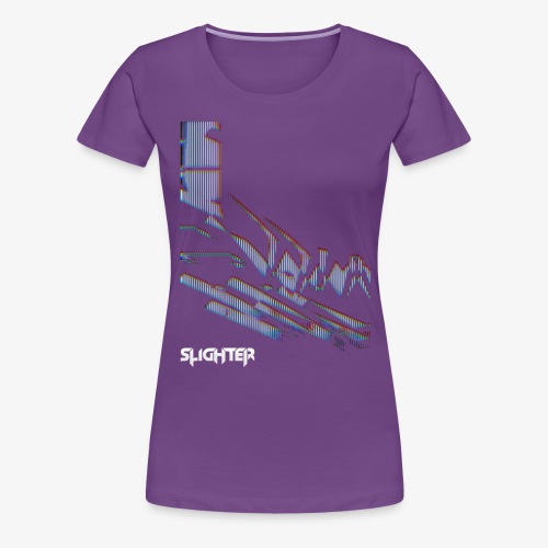 Vertical Glitch - Women's Premium T-Shirt
