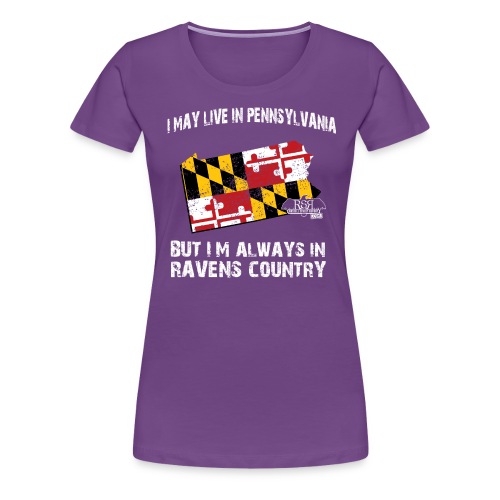 RavensCountryTee Pennsylvania 03 png - Women's Premium T-Shirt