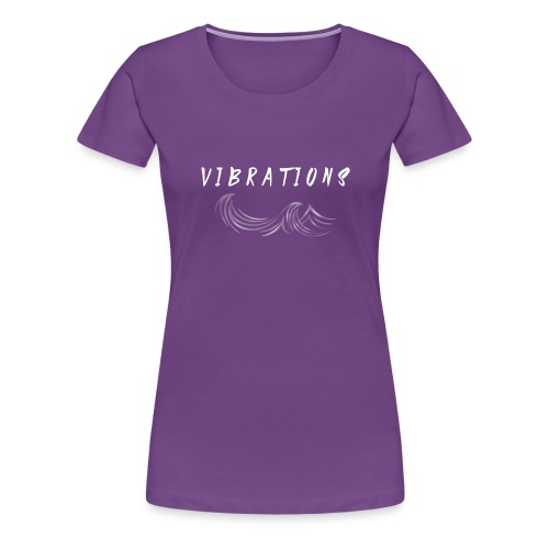 Vibrations Abstract Design. - Women's Premium T-Shirt
