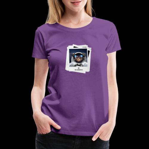 Cat Astronaut - Women's Premium T-Shirt