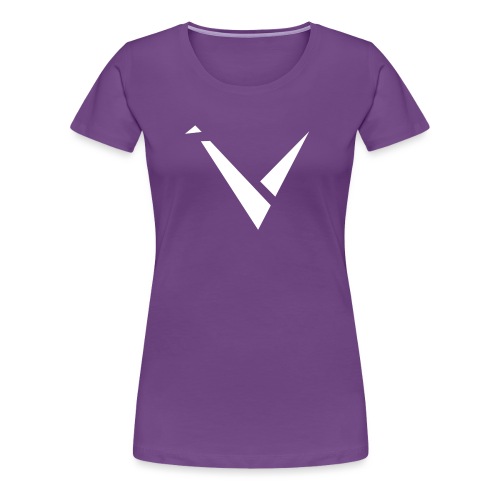 WhiteVTransFIRKANTAFORFAEN png - Women's Premium T-Shirt