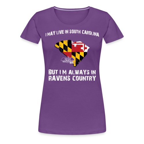 RavensCountryTee S Carolina 10 png - Women's Premium T-Shirt
