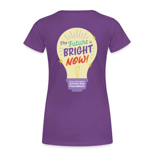 PGSF Lightbulb Back On Purple 4C PRINT 092525 - Women's Premium T-Shirt