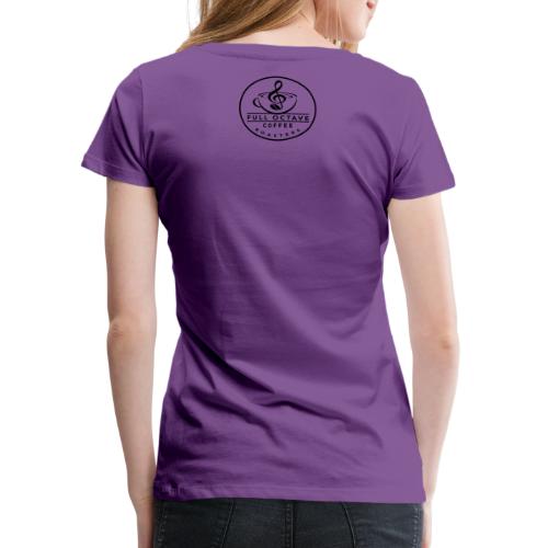 JUST BREW IT AND LOGO ON BACK - Women's Premium T-Shirt