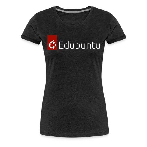 Edubuntu Logo 2023 - White - Women's Premium T-Shirt