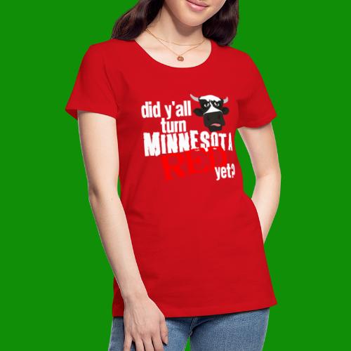 Turn Minnesota Red - Women's Premium T-Shirt