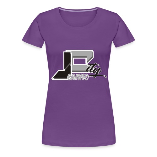 JeanneCityLogoOfficialBnW - Women's Premium T-Shirt