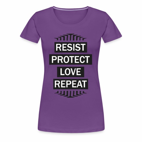 resist repeat - Women's Premium T-Shirt