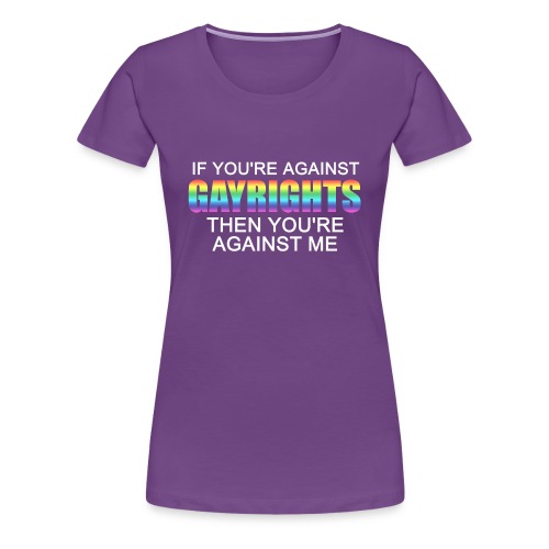 gayrights forblack - Women's Premium T-Shirt