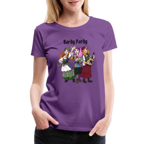 Bardy Pardy Portrait - Women's Premium T-Shirt