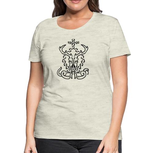 CHRISTmas Stag - Women's Premium T-Shirt