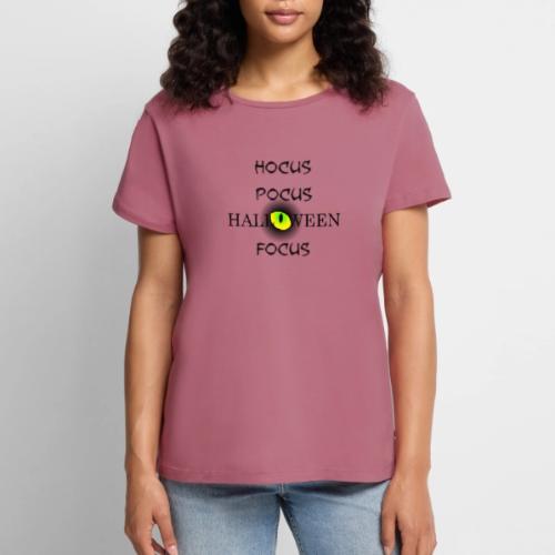 Hocus Pocus Halloween Focus Word Art - Women's Premium T-Shirt