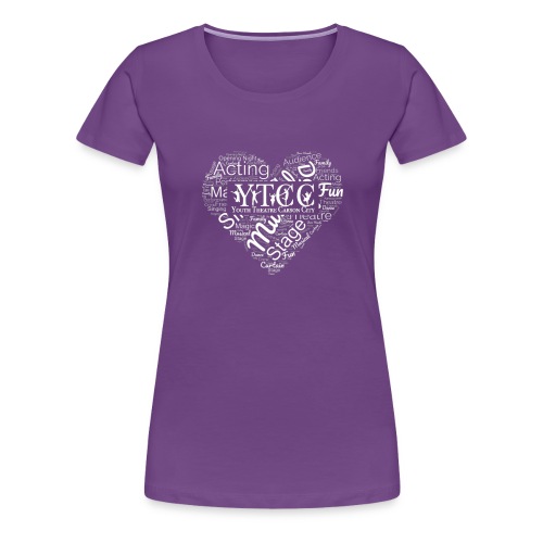YTCC Heart Word Cloud - Women's Premium T-Shirt