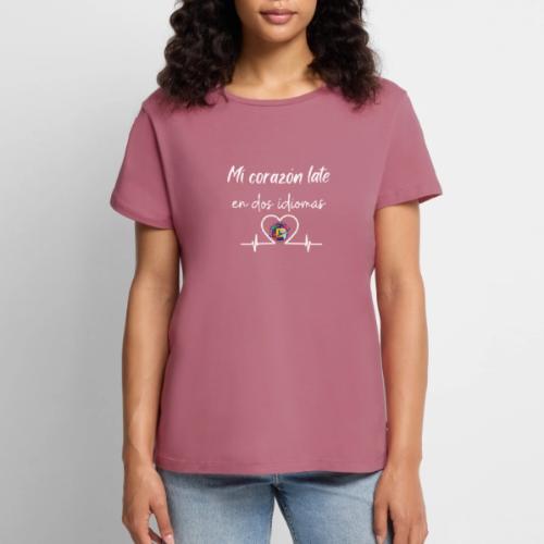 Spanish Immersion Shirts logo White - Women's Premium T-Shirt
