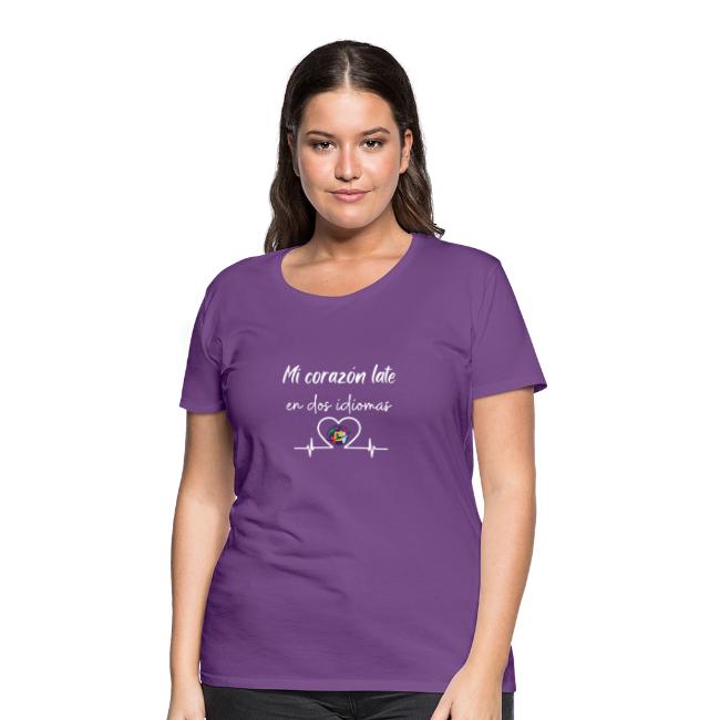 Spanish Immersion Shirts logo White