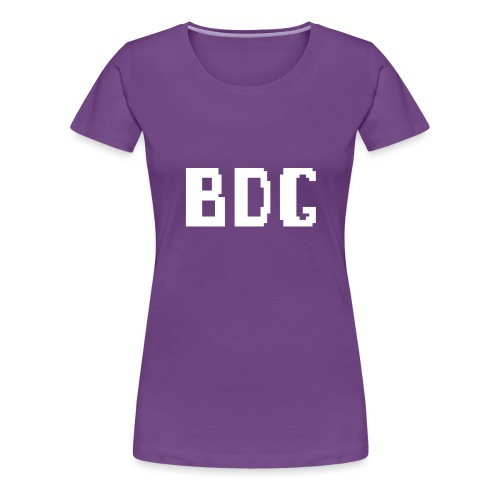 BDG 8-Bit Design White - Women's Premium T-Shirt