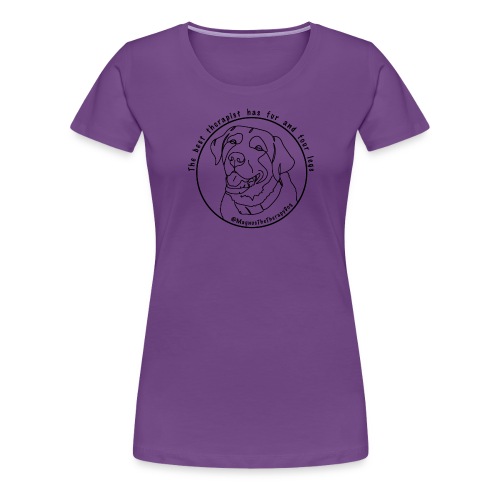 outline logo01 blk02 - Women's Premium T-Shirt