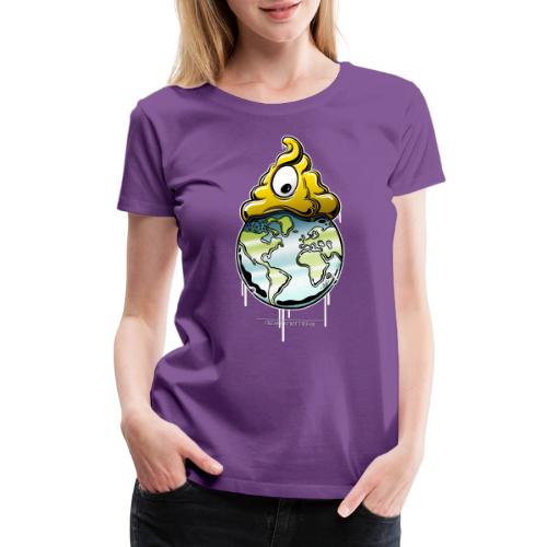 shit rules the world - Women's Premium T-Shirt