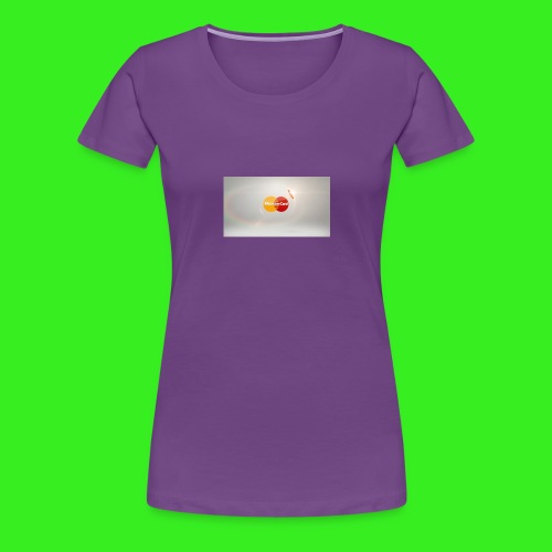 NEW ATLANTIS MONSTER CARD VISA LOGO - Women's Premium T-Shirt