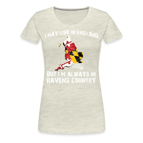 RavensCountryTee England 04 png - Women's Premium T-Shirt