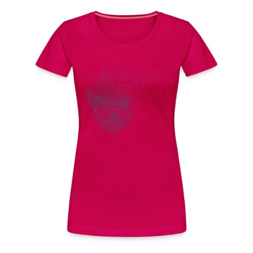 Geometric brain logo - Women's Premium T-Shirt