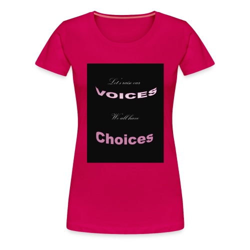 Voices - Women's Premium T-Shirt