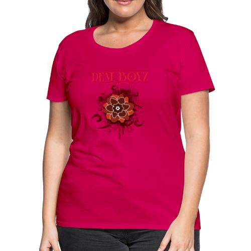 Flower Splash Reds - Women's Premium T-Shirt