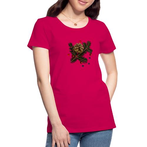 Christmas bare branch - Women's Premium T-Shirt