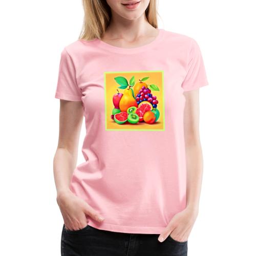 Colorful Fruit Medley - Women's Premium T-Shirt