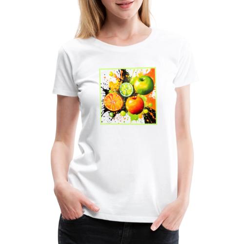 Apple and Citrus Burst - Women's Premium T-Shirt