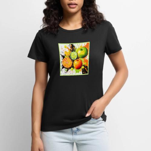 Apple and Citrus Burst - Women's Premium T-Shirt