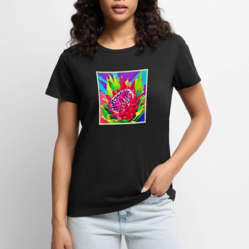 Neon Dragon Fruit Splendor - Women's Premium T-Shirt