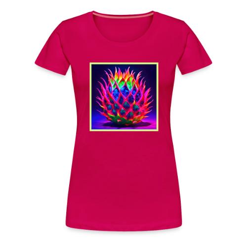 Electric Neon Dragon Fruit - Women's Premium T-Shirt