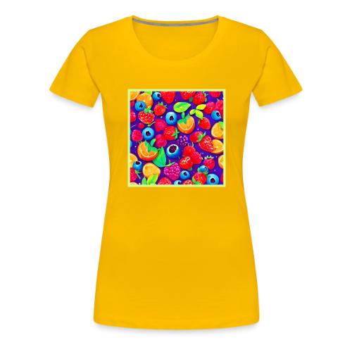 Citrus & Berries Burst - Women's Premium T-Shirt