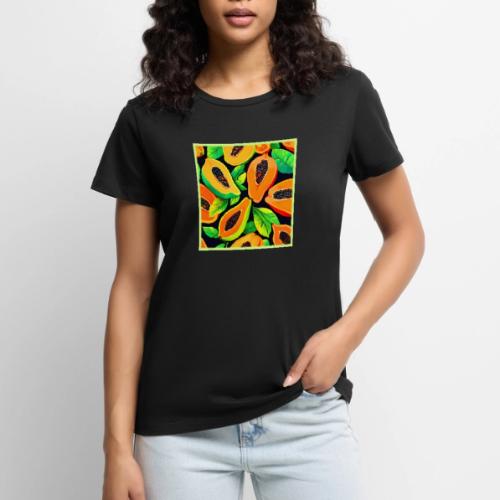 Tropical Papaya Paradise - Women's Premium T-Shirt