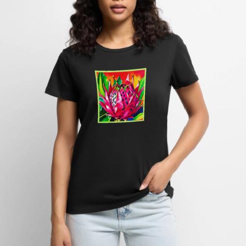 Exotic Dragon Fruit Bloom - Women's Premium T-Shirt