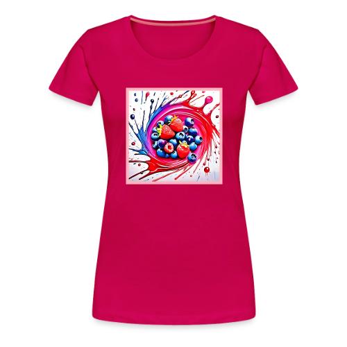 Berry Splash: Color Burst - Women's Premium T-Shirt