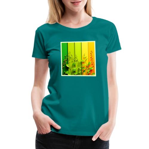 Modern Color Block Nature - Women's Premium T-Shirt