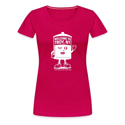 RO Welcome to Troy Winking Fuel Tank Light - Women's Premium T-Shirt