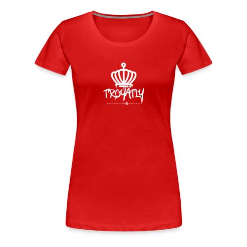 RO Troyalty Tag White - Women's Premium T-Shirt