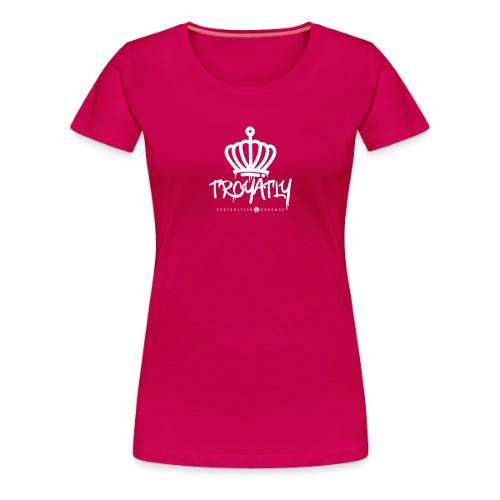 RO Troyalty Tag White - Women's Premium T-Shirt